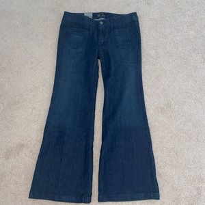 vintage flare low waist jeans
